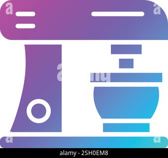Mixer Vector Icon Design Illustration Stock Vector