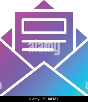 Email Vector Icon Design Illustration Stock Vector