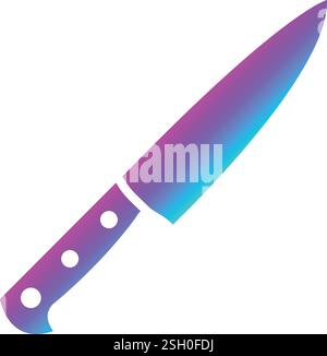 Knife Vector Icon Design Illustration Stock Vector