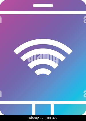Tablet Vector Icon Design Illustration Stock Vector