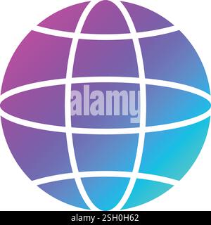 Internet Vector Icon Design Illustration Stock Vector
