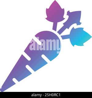 Reddish Vector Icon Design Illustration Stock Vector