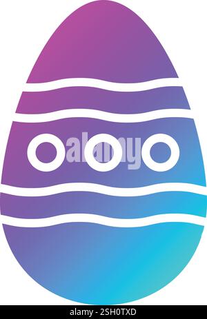 Egg Vector Icon Design Illustration Stock Vector