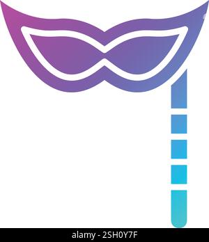 Mask Vector Icon Design Illustration Stock Vector