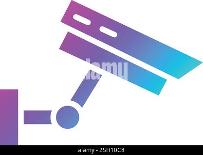 Cctv Vector Icon Design Illustration Stock Vector