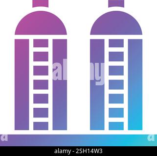 Silo Vector Icon Design Illustration Stock Vector