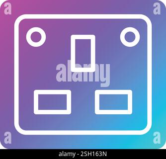 Electrical plugin icon logo vector flat design Stock Vector Image & Art ...