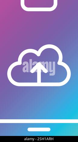 Cloud Vector Icon Design Illustration Stock Vector