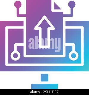 File sharing Vector Icon Design Illustration Stock Vector