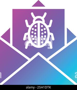Mail Vector Icon Design Illustration Stock Vector