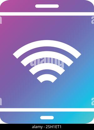 Tablet Vector Icon Design Illustration Stock Vector