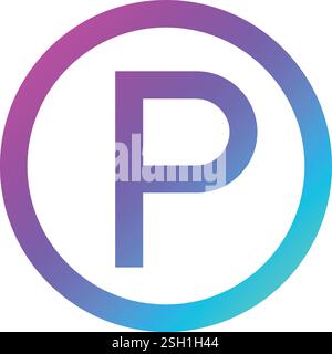 Parking Vector Icon Design Illustration Stock Vector