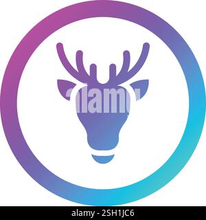 Wild animal Vector Icon Design Illustration Stock Vector