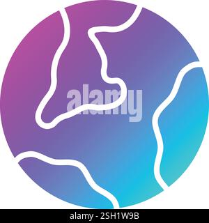Globe Vector Icon Design Illustration Stock Vector