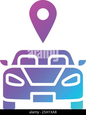 Car Vector Icon Design Illustration Stock Vector