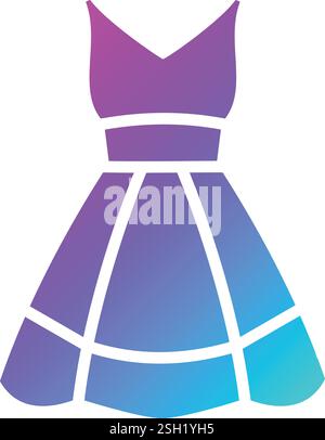 Dress Vector Icon Design Illustration Stock Vector