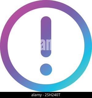 Warning Vector Icon Design Illustration Stock Vector