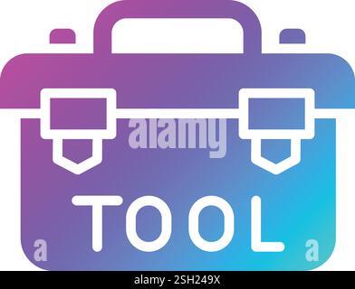 Toolbox Vector Icon Design Illustration Stock Vector