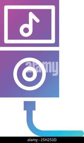 Music Vector Icon Design Illustration Stock Vector