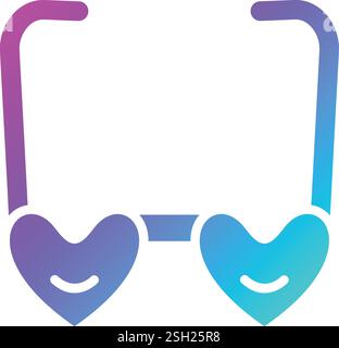 Glasses Vector Icon Design Illustration Stock Vector