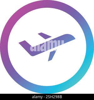 Airport Vector Icon Design Illustration Stock Vector