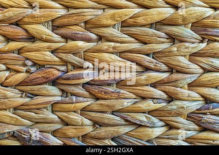 Wicker Weave - basket Stock Photo