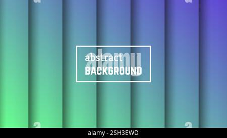 Abstract minimal line geometric background.  Blue line layer shape for banner, templates, cards. Vector illustration. Stock Vector