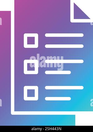 Document Vector Icon Design Illustration Stock Vector