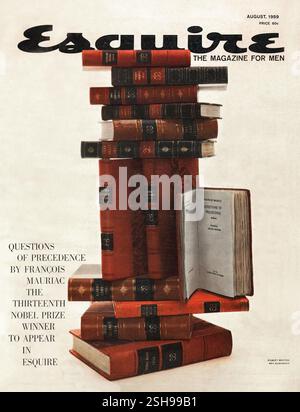1959 August Esquire magazine cover - Robert Benton, Ben Somoroff Stock Photo
