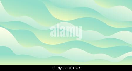 Abstract wavy background blue azure colors Can be used for wallpaper, web page background, web banners, ecommerce sign retail shopping, advertisement Stock Vector