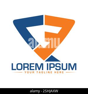 RB Letter Logo Design Stock Vector