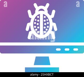 Debug Vector Icon Design Illustration Stock Vector