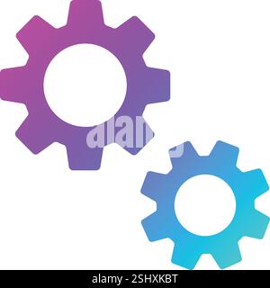 Settings Vector Icon Design Illustration Stock Vector
