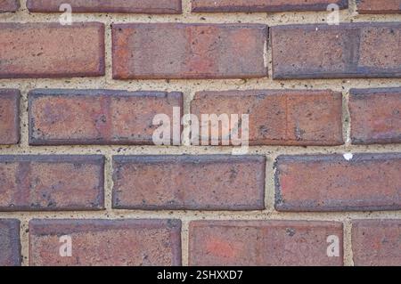 Brick texture close up with beveled edges on brick Stock Photo