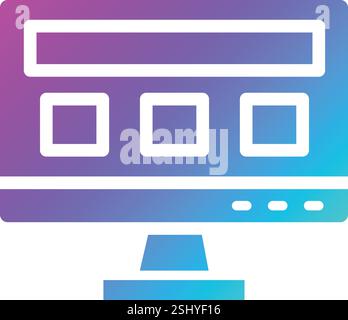 Ui design Vector Icon Design Illustration Stock Vector