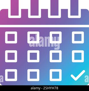 Calendar Vector Icon Design Illustration Stock Vector