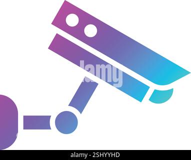 Cctv Vector Icon Design Illustration Stock Vector