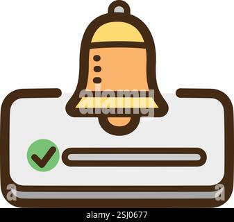 Subscribe vector doodle illustration and graphic. Part of contact us category. Stock Vector