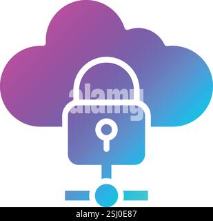 Data protection Vector Icon Design Illustration Stock Vector