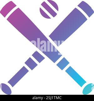 Baseball Vector Icon Design Illustration Stock Vector