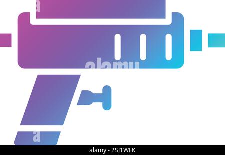 Toy gun Vector Icon Design Illustration Stock Vector