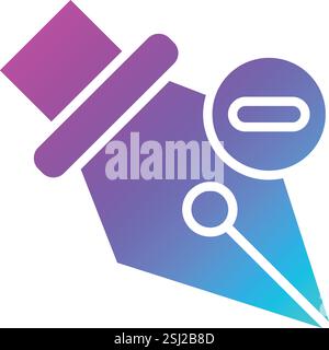 Delete anchor Vector Icon Design Illustration Stock Vector