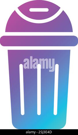 Bin Vector Icon Design Illustration Stock Vector