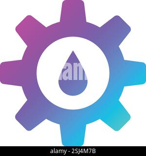 Drop Vector Icon Design Illustration Stock Vector