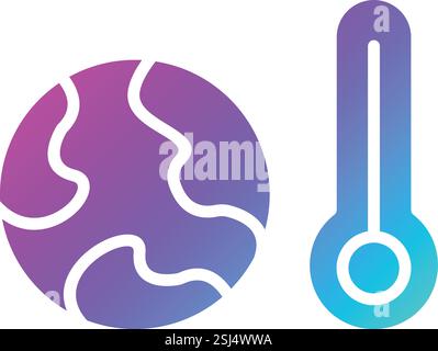 Climate change Vector Icon Design Illustration Stock Vector