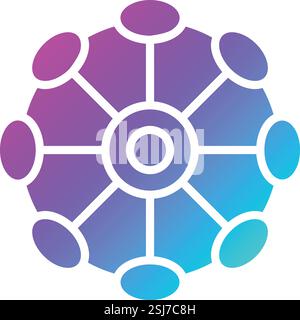 Artificial gravity Vector Icon Design Illustration Stock Vector