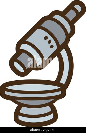 Laboratory vector doodle illustration and graphic. Part of education category. Stock Vector