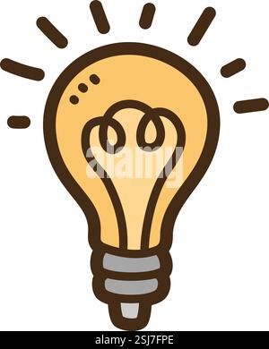 Creativity vector doodle illustration and graphic. Part of education category. Stock Vector