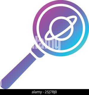 Exploration Vector Icon Design Illustration Stock Vector