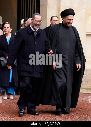 Chief Imam Dr Sayed Razawi (left) and Chief Rabbi Sir Ephraim Mirvis ...